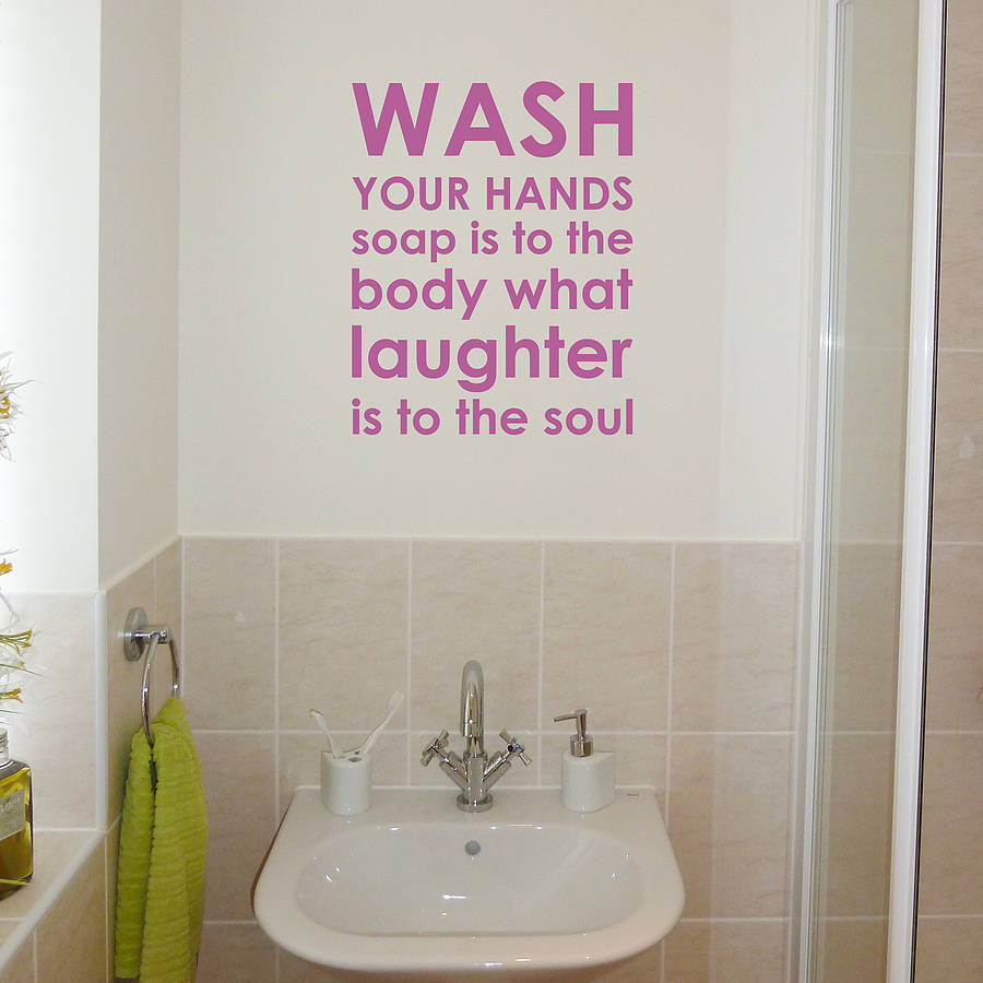 Bathroom Rules Wall Sticker By Nutmeg Wall Stickers